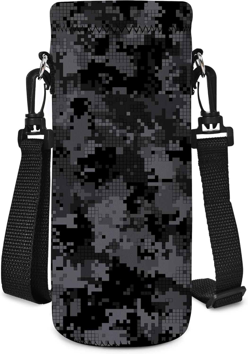 Insulated Water Bottle Sling Bag - Stylish Neoprene Crossbody Carrier for 500ml/17oz Bottles with Adjustable Shoulder Strap for Men & Women