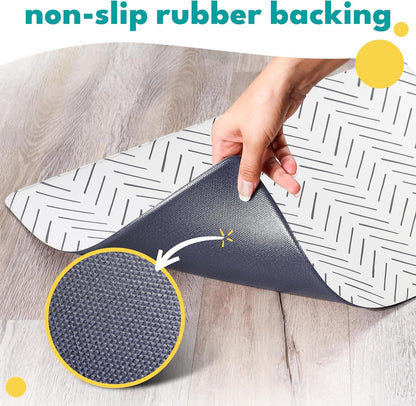 Elevate Your Pet's Dining Experience with Our Large Waterproof Feeding Mat – Stylish, Non-Slip, and Easy to Clean!