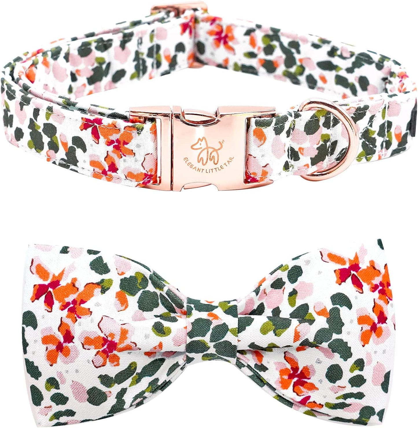 Chic Holiday Bowtie Dog Collar - Adjustable, Comfortable Pet Accessory for Small to Large Dogs