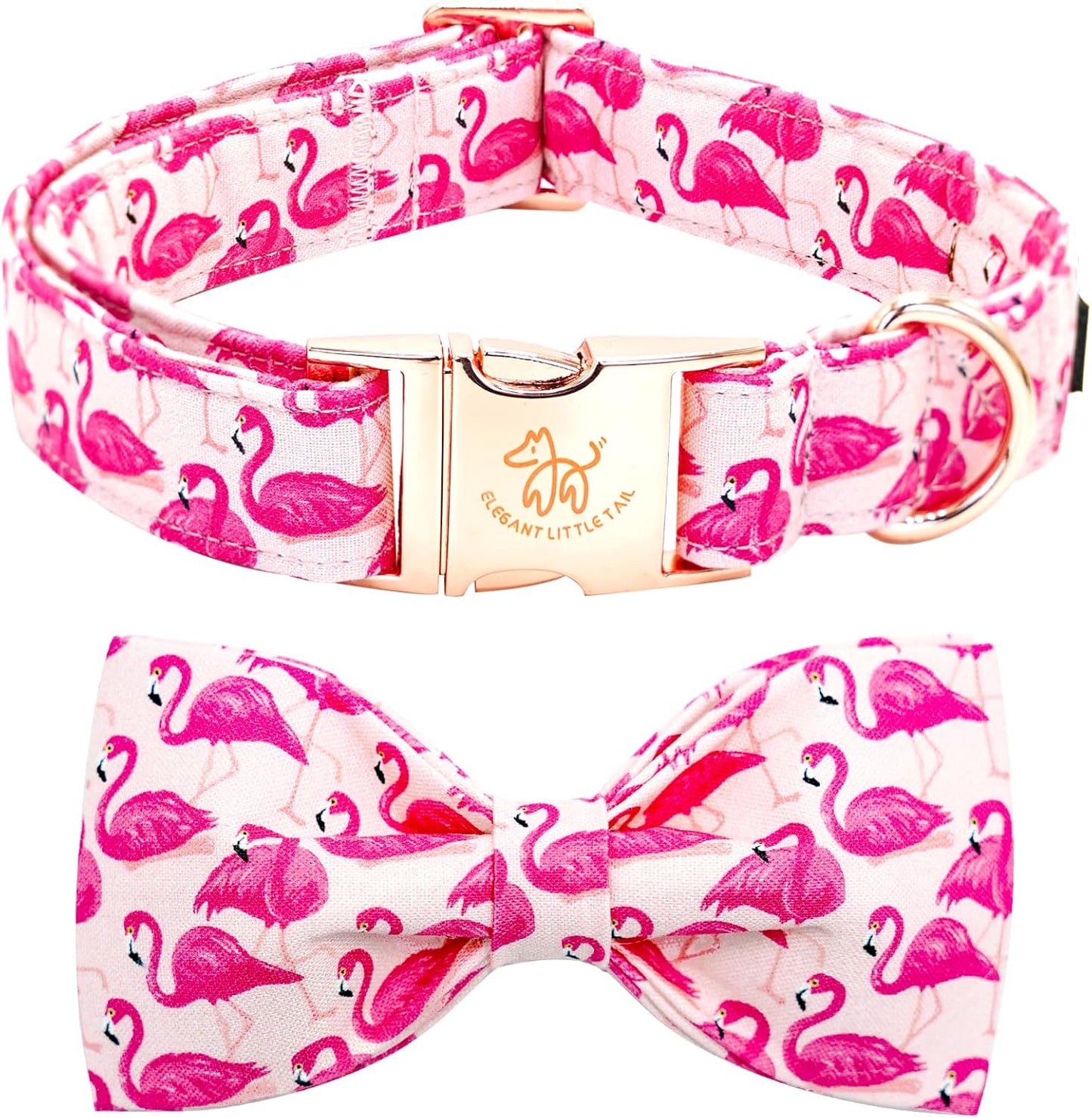 Chic Holiday Bowtie Dog Collar - Adjustable, Comfortable Pet Accessory for Small to Large Dogs
