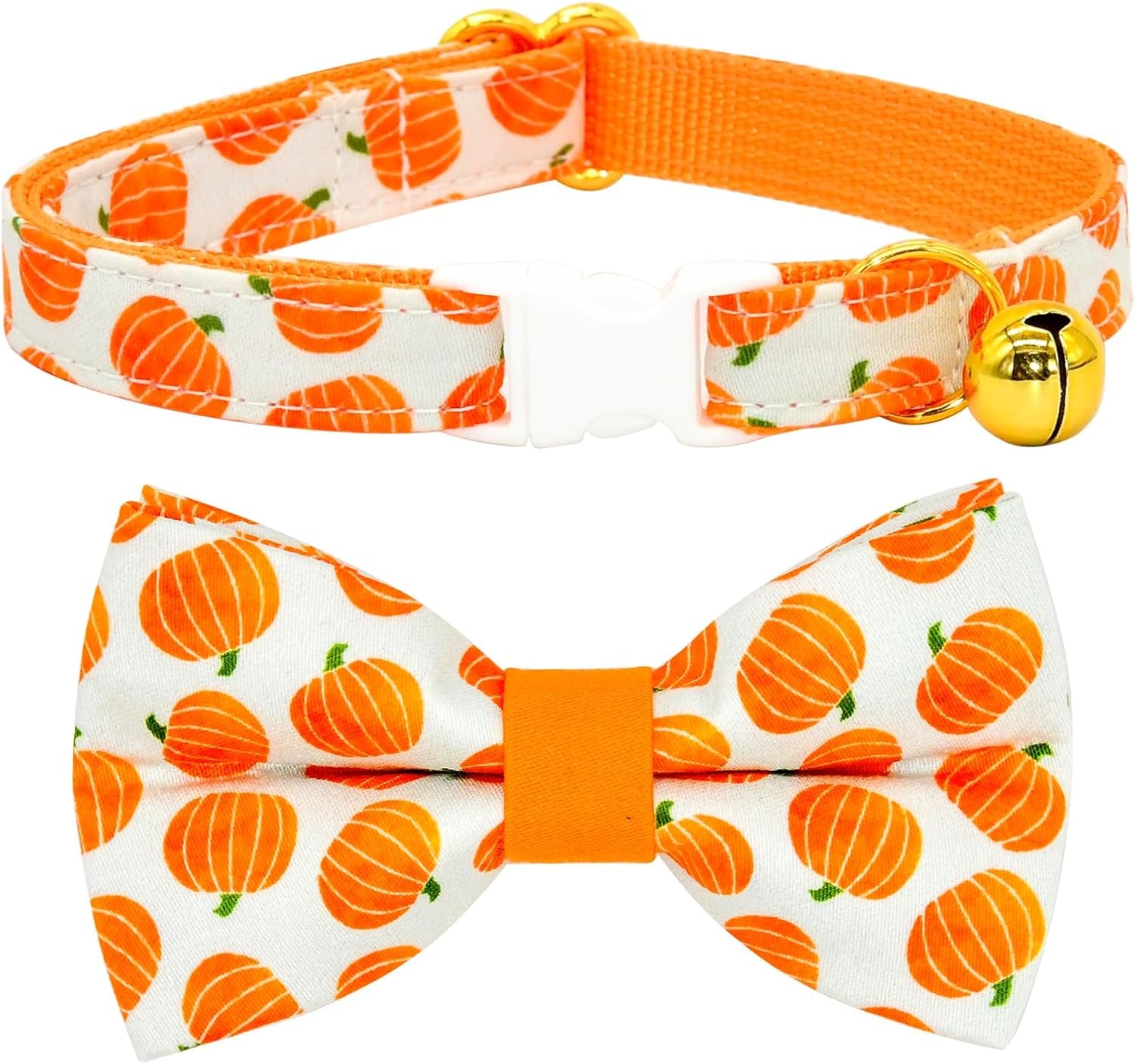 Charming Sushi Cat Collar Bow Set - Breakaway Safety Collar & Bowtie for Kittens - Perfect for Weddings & Birthdays!