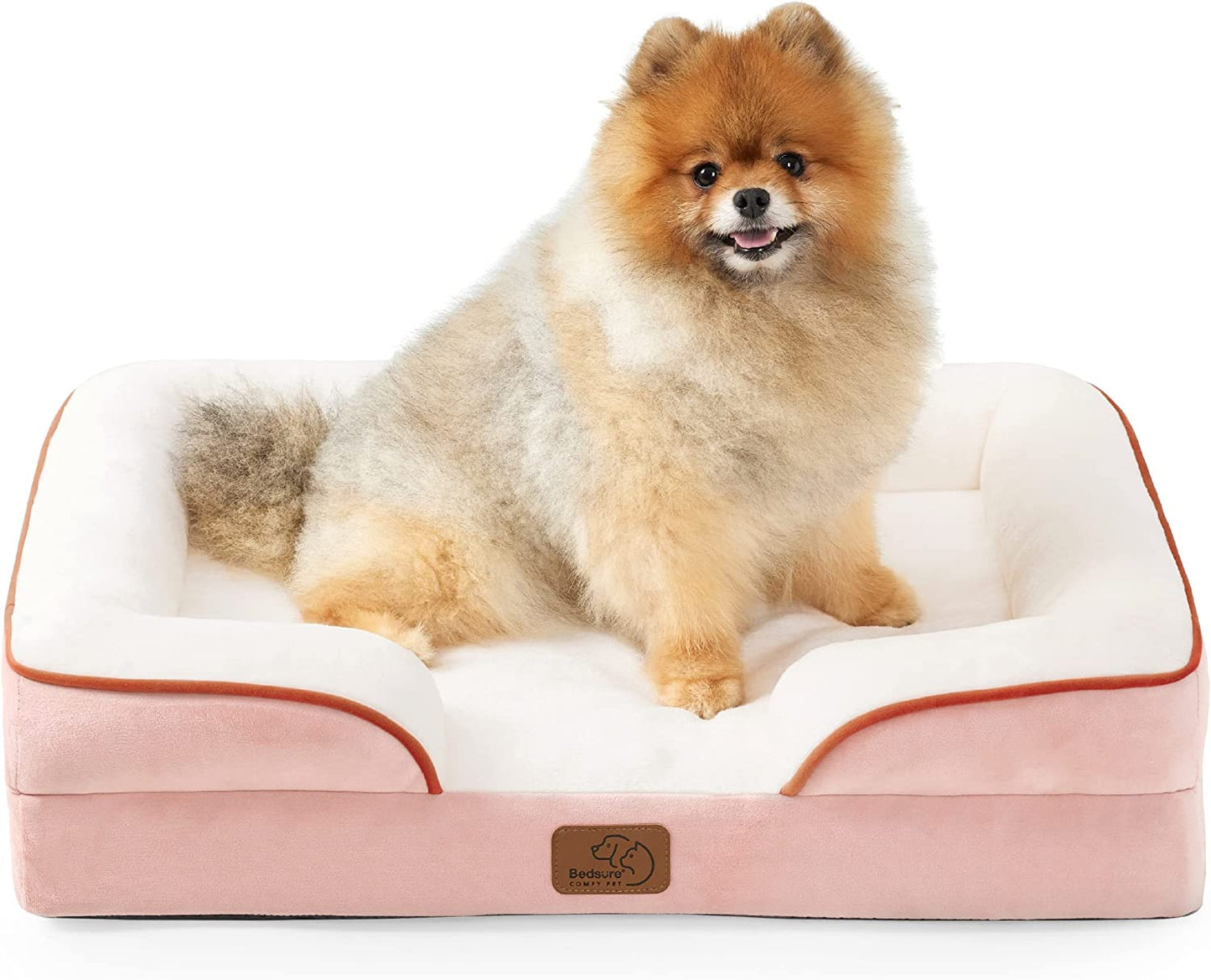 Orthopedic Dog Beds Large Sized Dog - Washable Large Dog Cat Bed Waterproof, Comfort Dogs Couch Sofa with Washable Removable Cover, Pet Bed with Nonskid Bottom, Grey, 35"