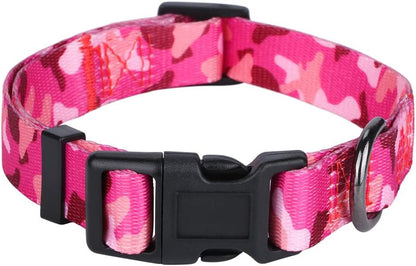 Elevate Your Dog's Style with the Chic Floral Adjustable Collar - Perfect for Medium Breeds!