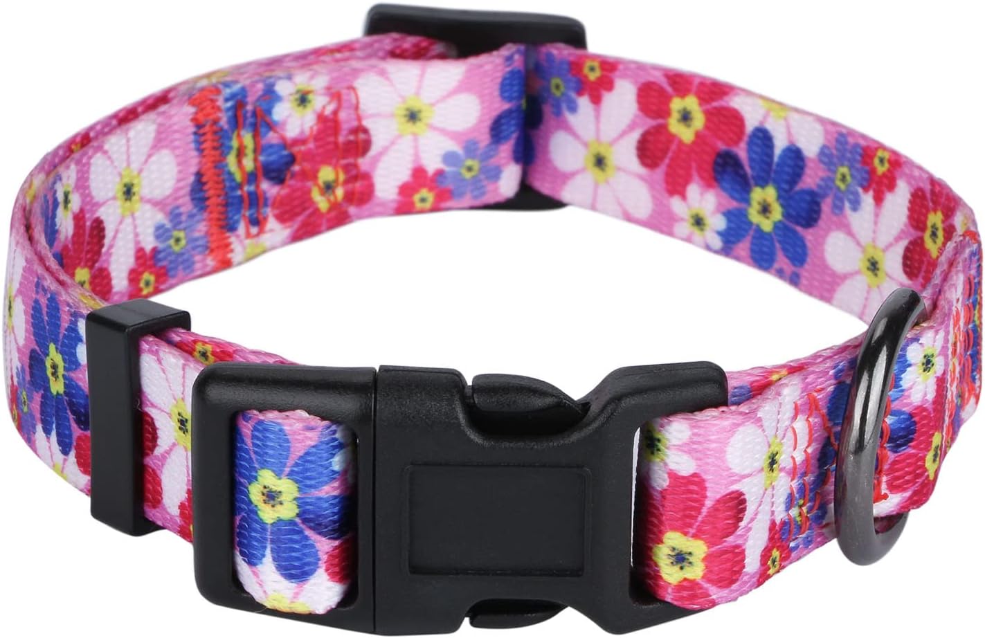 Elevate Your Dog's Style with the Chic Floral Adjustable Collar - Perfect for Medium Breeds!