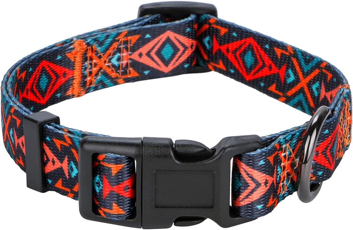 Elevate Your Dog's Style with the Chic Floral Adjustable Collar - Perfect for Medium Breeds!