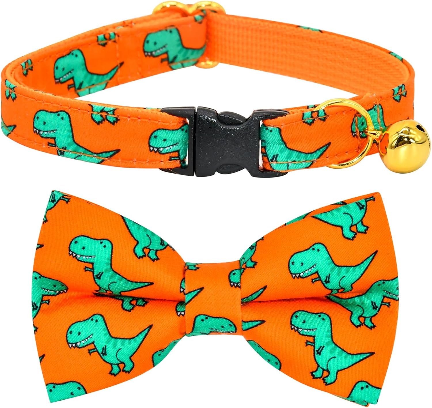 Charming Sushi Cat Collar Bow Set - Breakaway Safety Collar & Bowtie for Kittens - Perfect for Weddings & Birthdays!