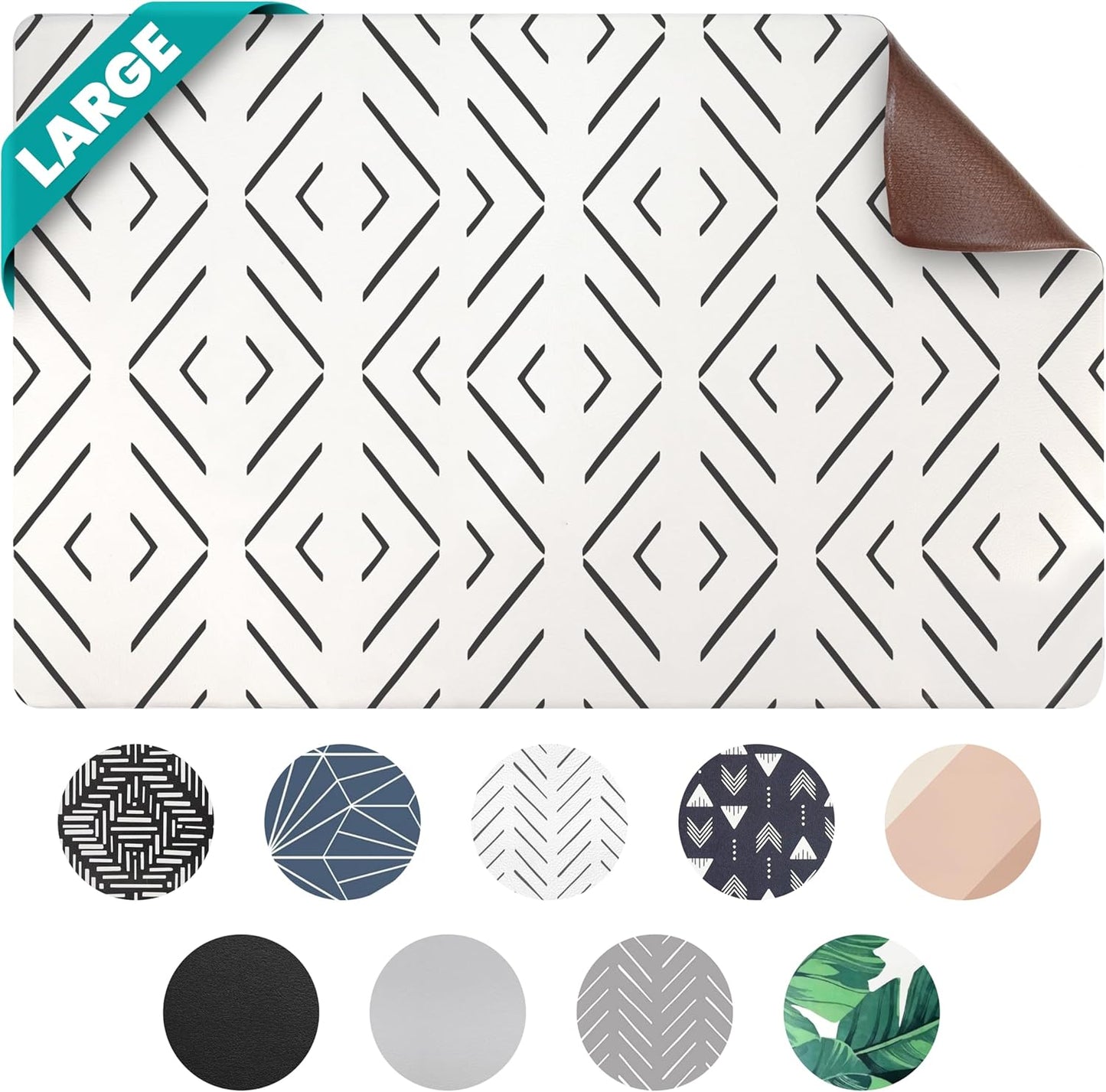 Elevate Your Pet's Dining Experience with Our Large Waterproof Feeding Mat – Stylish, Non-Slip, and Easy to Clean!