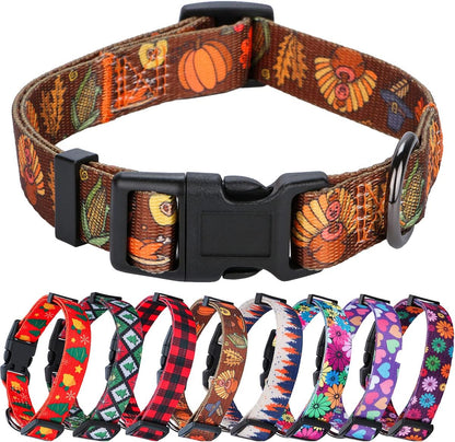 Elevate Your Dog's Style with the Chic Floral Adjustable Collar - Perfect for Medium Breeds!
