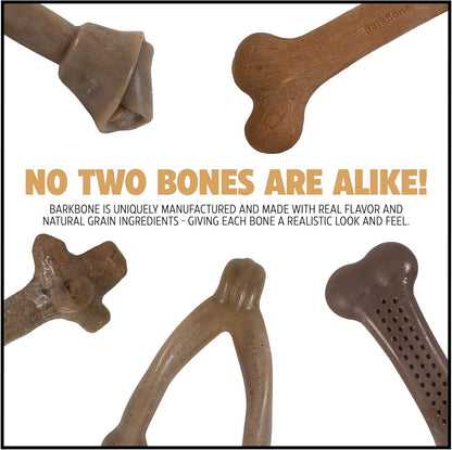 Dino Bacon Bone Chew Toy - The Ultimate Tough Nylon Bone for Aggressive Chewers - 11 Inches of Fun!