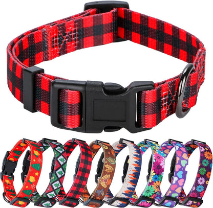 Elevate Your Dog's Style with the Chic Floral Adjustable Collar - Perfect for Medium Breeds!