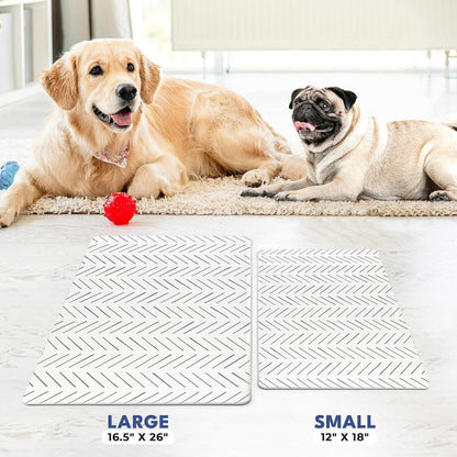 Elevate Your Pet's Dining Experience with Our Large Waterproof Feeding Mat – Stylish, Non-Slip, and Easy to Clean!