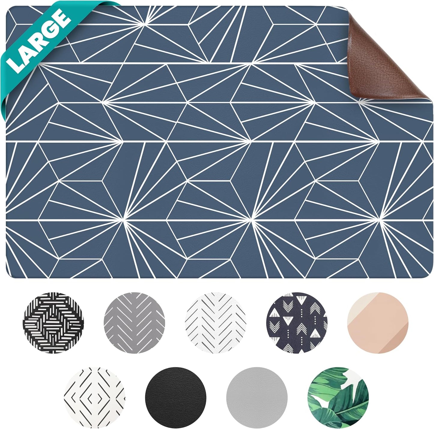 Elevate Your Pet's Dining Experience with Our Large Waterproof Feeding Mat – Stylish, Non-Slip, and Easy to Clean!