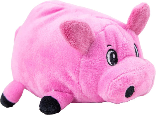 Exciting Fattiez Squeaky Pig Plush Toy - Perfect Playmate for Small Dogs!