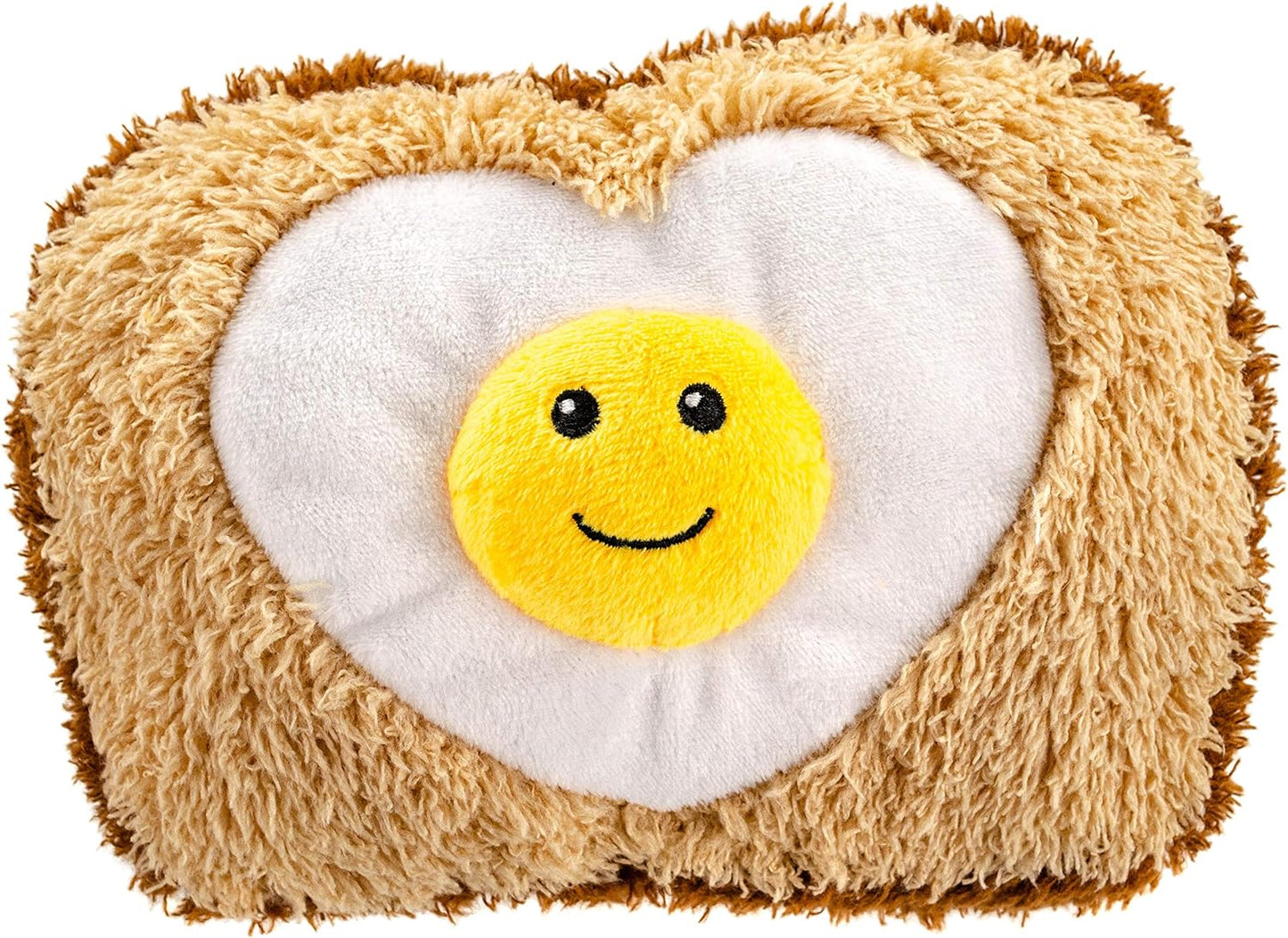 Adorable 7-Inch Plush Avocado Toast Pet Toy with Squeaker and Crinkle - Perfect Gift for Your Furry Friend!