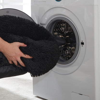 Ultimate Cozy Calming Donut Bed for Dogs & Cats - Luxurious Fluffy Faux Fur for Unmatched Comfort