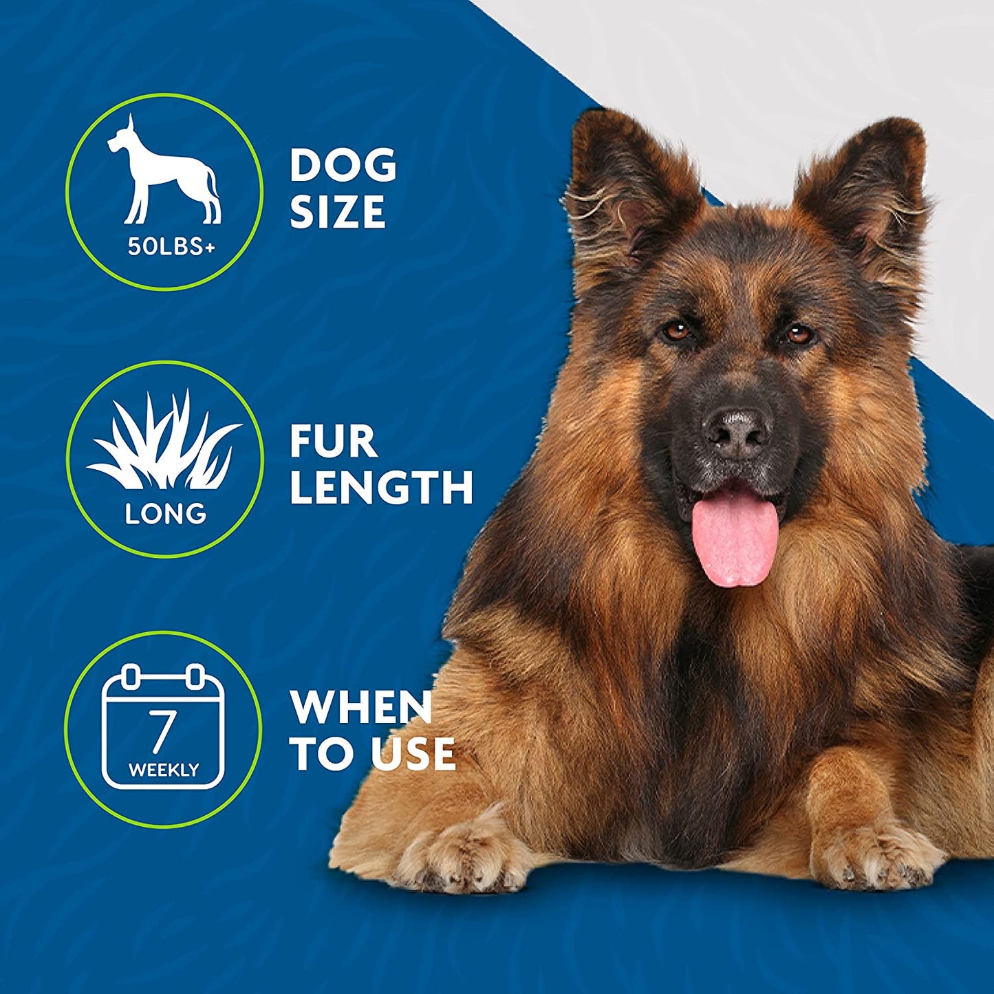 Undercoat Deshedding Tool for Dogs, Deshedding Brush for Dogs, Removes Loose Hair and Combats Dog Shedding