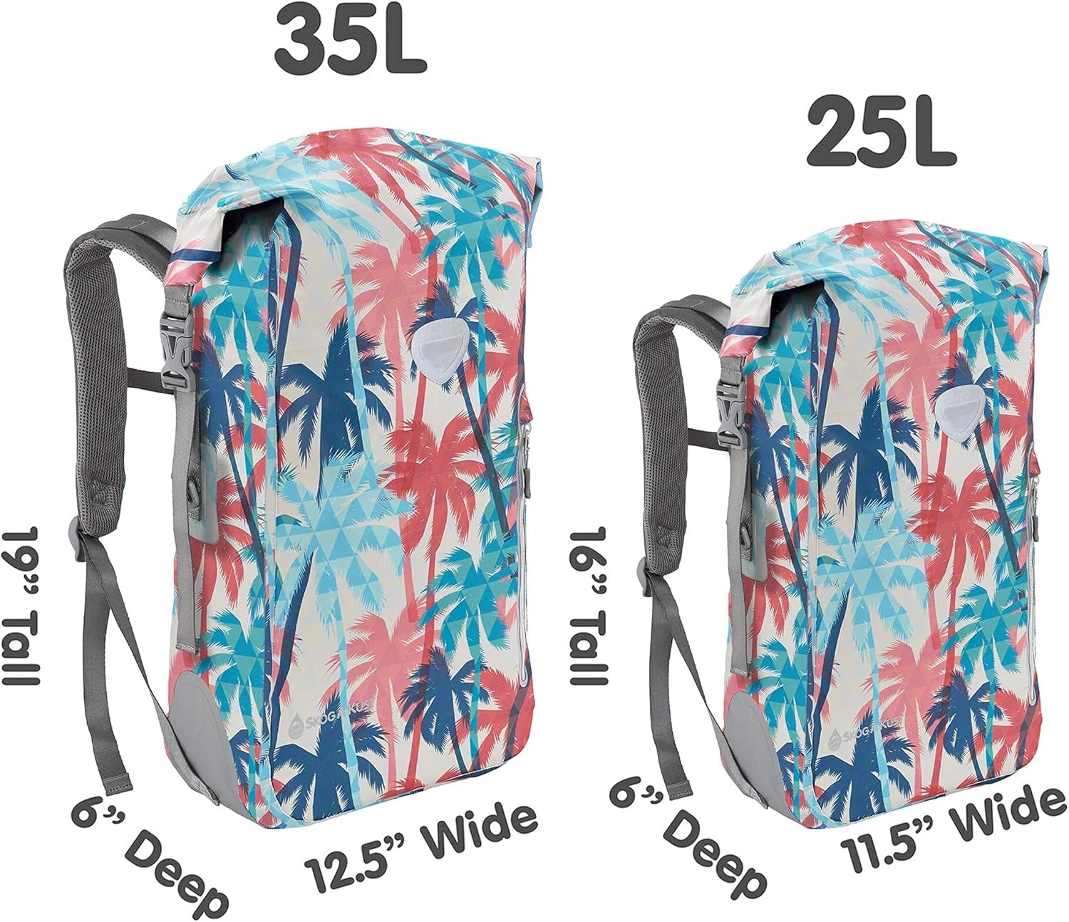 Heavy Duty Waterproof Backpack - Versatile Gear Bag for Sports & Travel - Available in 25 & 35 Liter Sizes