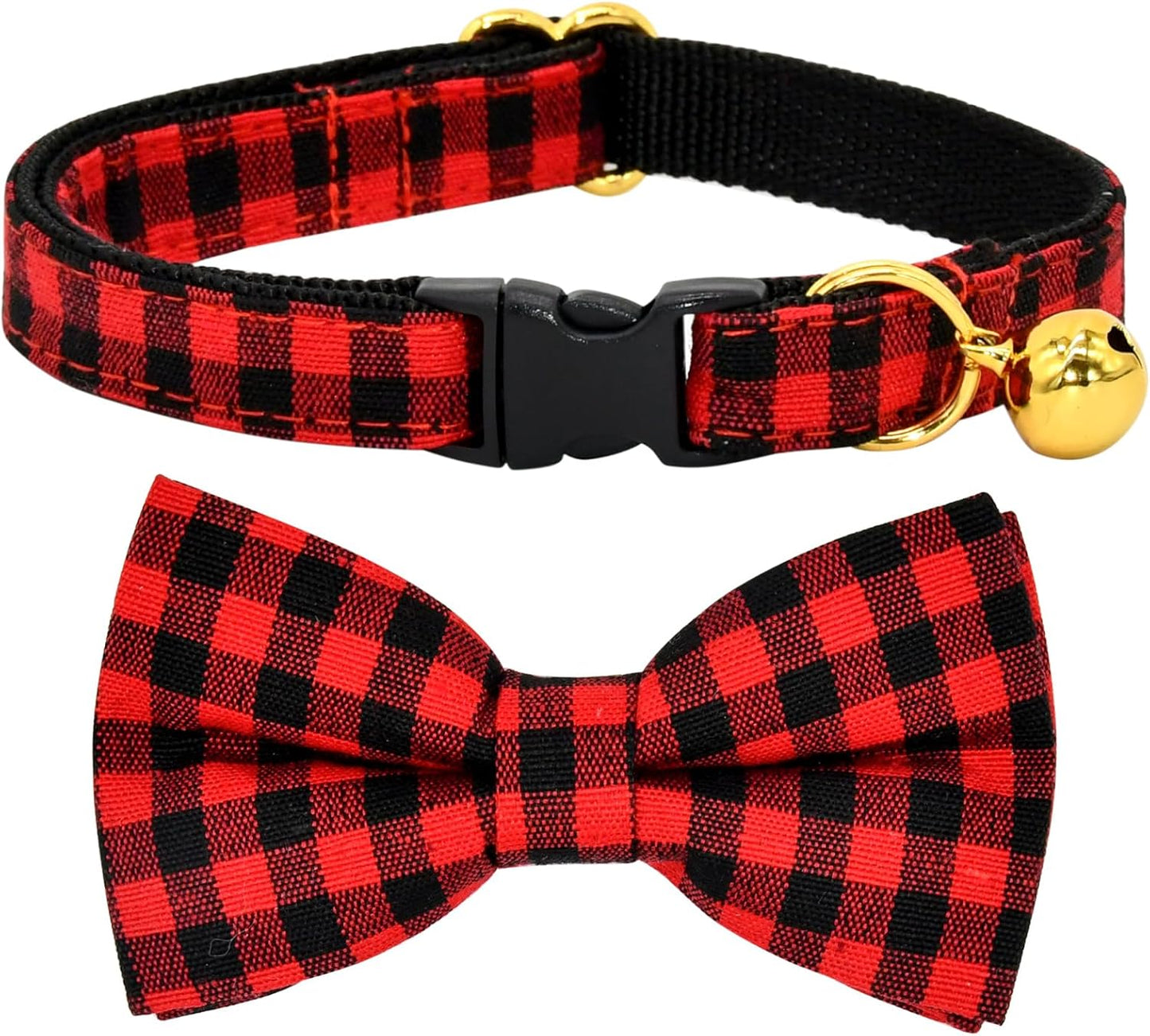 Charming Sushi Cat Collar Bow Set - Breakaway Safety Collar & Bowtie for Kittens - Perfect for Weddings & Birthdays!