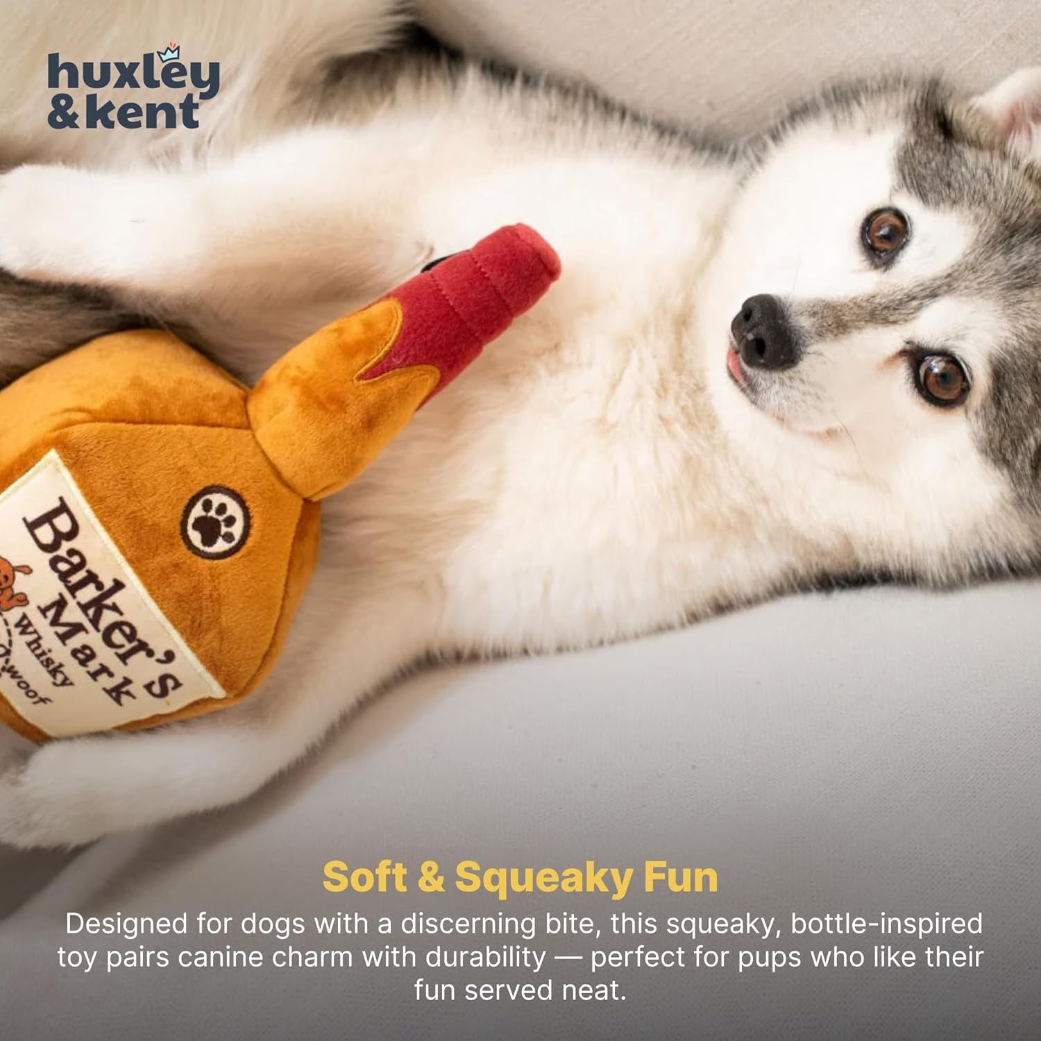 Power Plush Squeaky Dog Toy - The Ultimate Soft Toy for Endless Indoor Fun & Fetch for Dogs of All Sizes!
