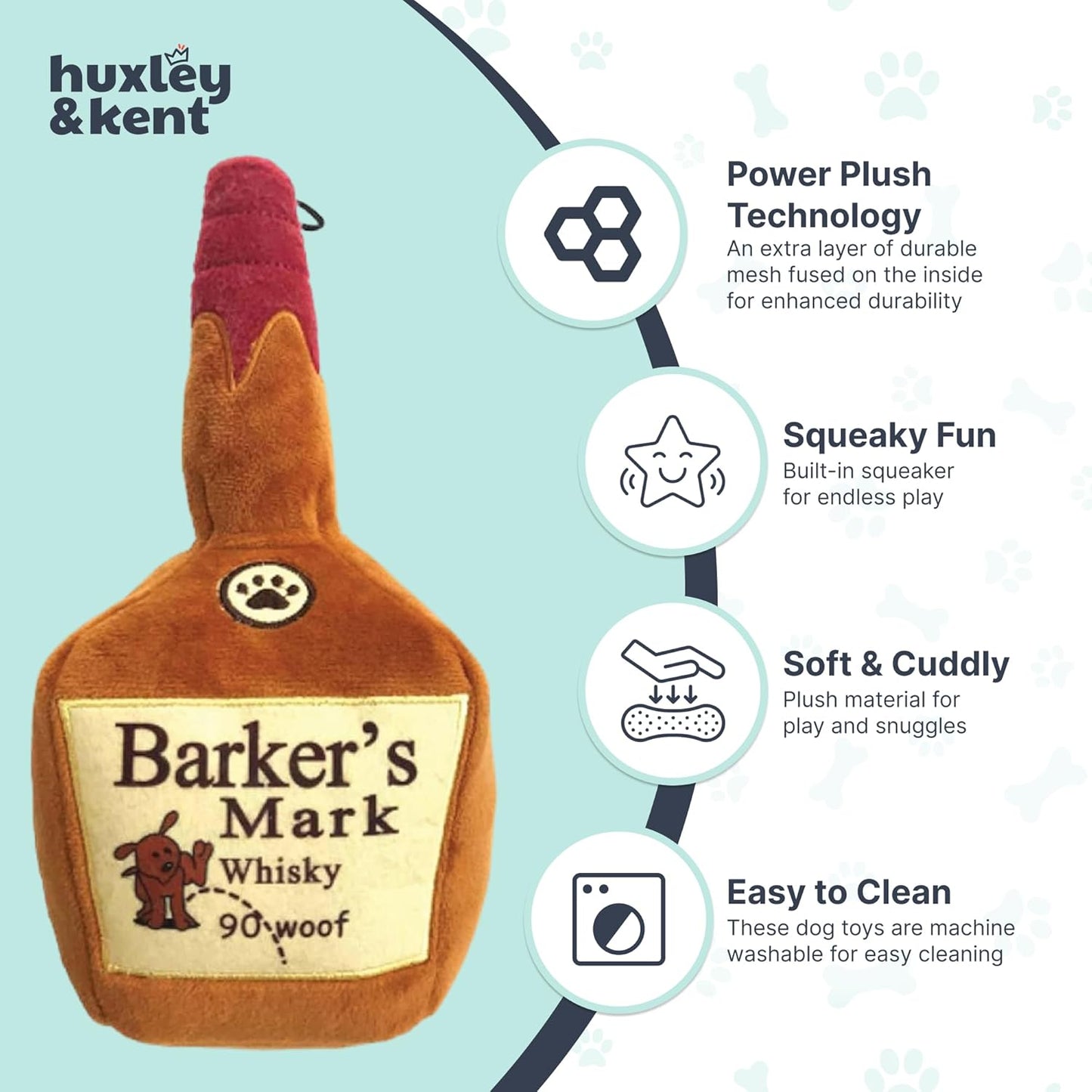 Power Plush Squeaky Dog Toy - The Ultimate Soft Toy for Endless Indoor Fun & Fetch for Dogs of All Sizes!