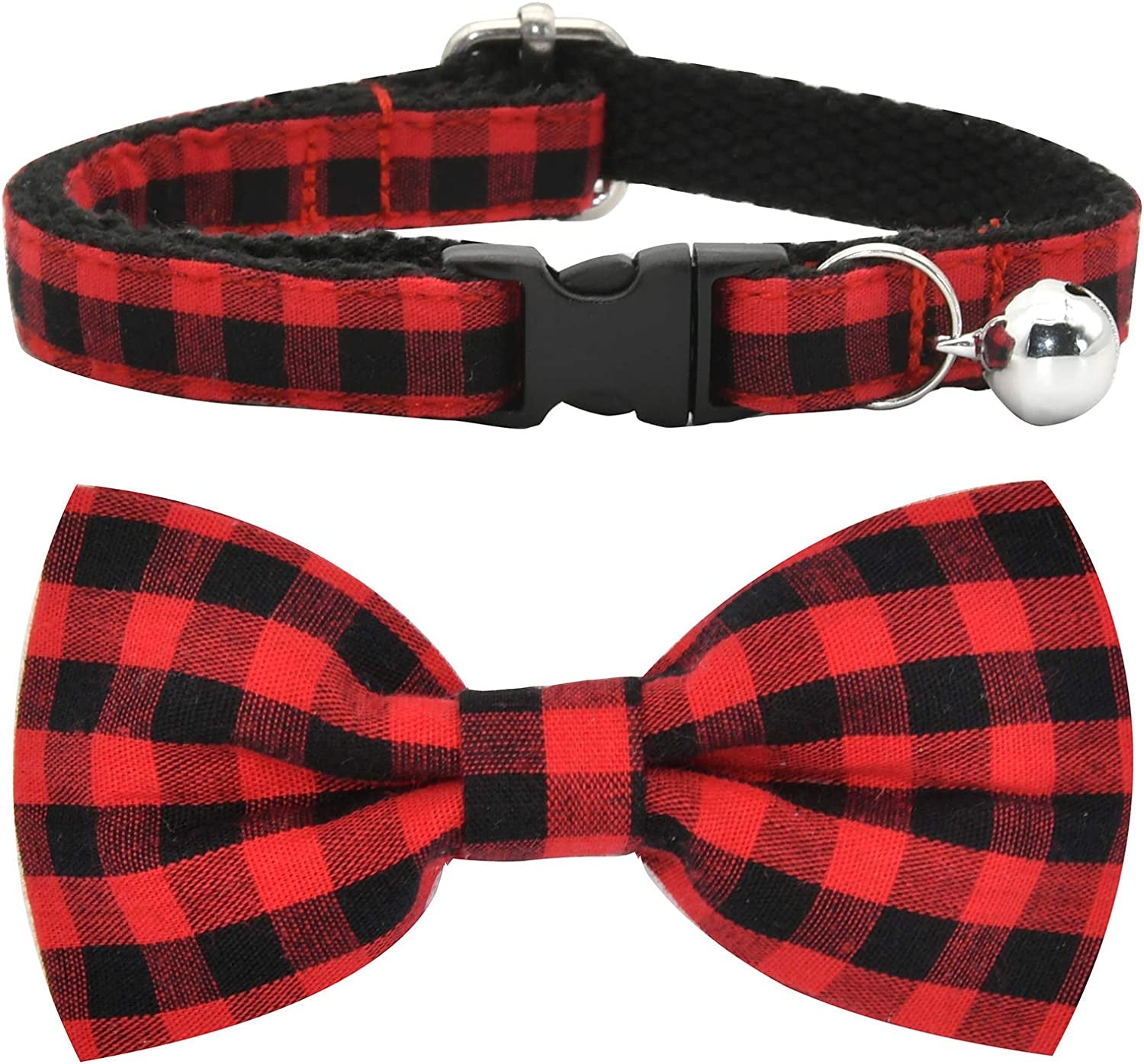 Charming Sushi Cat Collar Bow Set - Breakaway Safety Collar & Bowtie for Kittens - Perfect for Weddings & Birthdays!