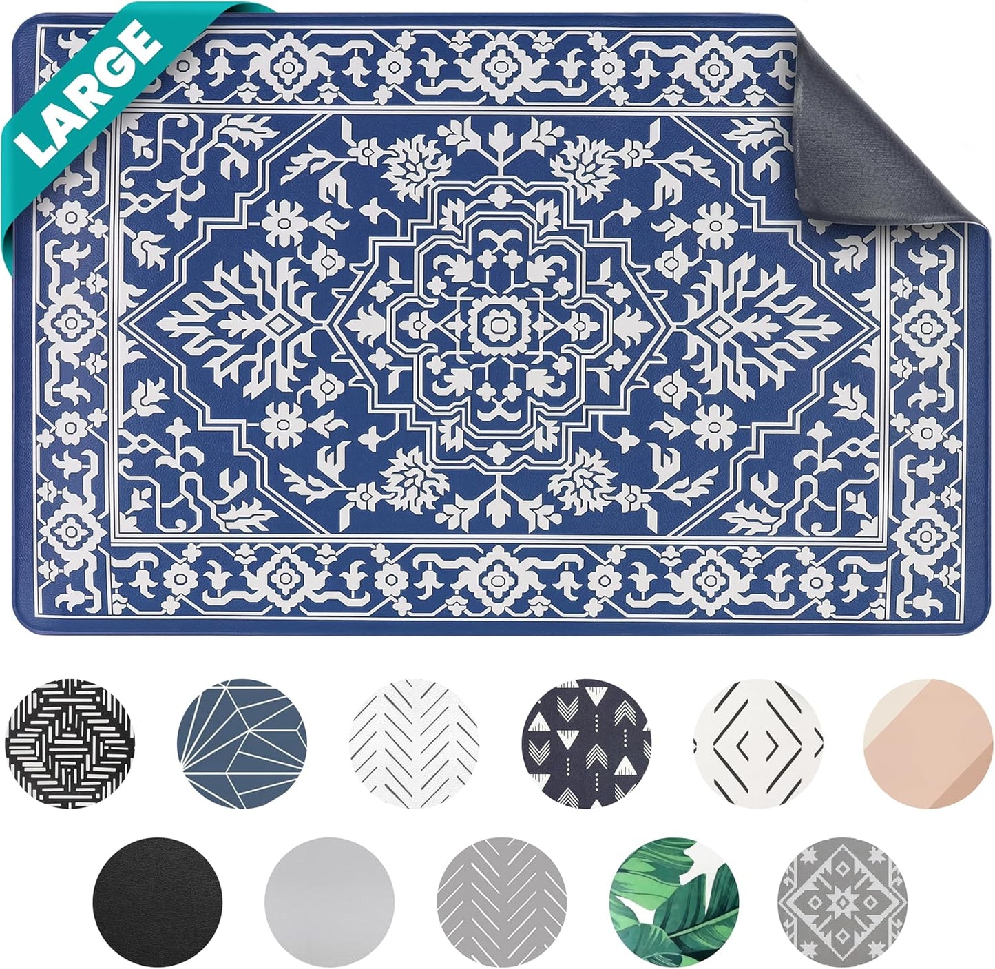 Elevate Your Pet's Dining Experience with Our Large Waterproof Feeding Mat – Stylish, Non-Slip, and Easy to Clean!