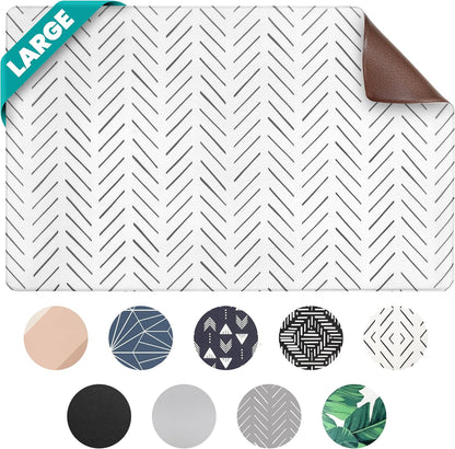 Elevate Your Pet's Dining Experience with Our Large Waterproof Feeding Mat – Stylish, Non-Slip, and Easy to Clean!