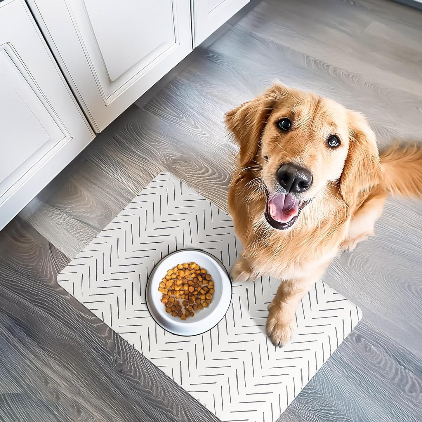 Elevate Your Pet's Dining Experience with Our Large Waterproof Feeding Mat – Stylish, Non-Slip, and Easy to Clean!